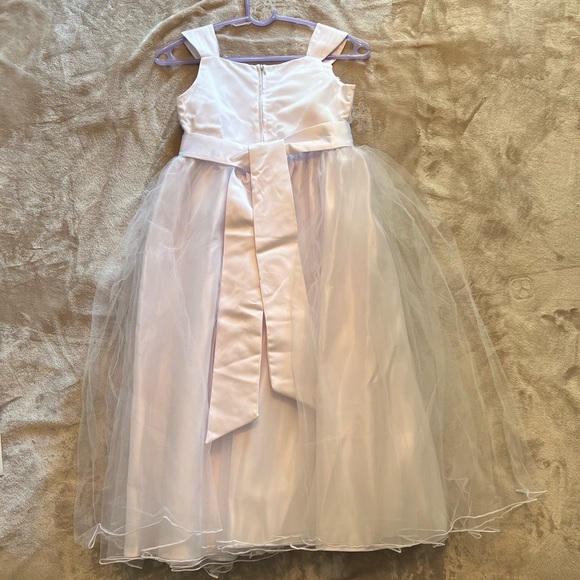 Brand new Bobbie Jean white dress with white shrug. - Picture 2 of 5